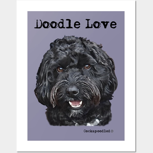 Doodle Dog Love Wall Art by WoofnDoodle 